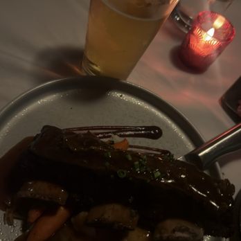 The Rabbit Hole - Bison Cherry Braised Buffalo Short Ribs - New American Near Me - Colorado Springs, Colorado The Rabbit Hole - Bison Cherry Braised Buffalo Short Ribs - New American Near Me - Colorado Springs, Colorado