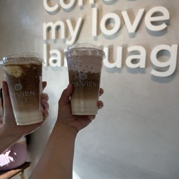 Da Vien Coffee - Banana Latte, Strawberry Cream Oat Latte - Coffee & Tea Near Me - Long Beach, California Da Vien Coffee - Banana Latte, Strawberry Cream Oat Latte - Coffee & Tea Near Me - Long Beach, California