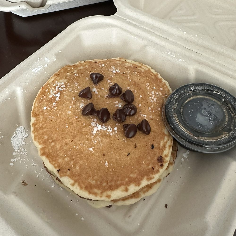 Wildflower Cafe - Chocolate Chip Pancakes - Breakfast & Brunch Near Me - Redondo Beach, California Wildflower Cafe - Chocolate Chip Pancakes - Breakfast & Brunch Near Me - Redondo Beach, California