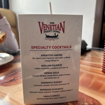 The Venetian Restaurant - Italian Near Me - San Diego, California The Venetian Restaurant - Italian Near Me - San Diego, California