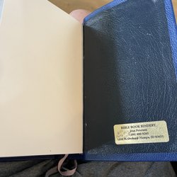 Bible Book Binding & Repair