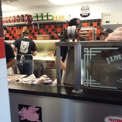 Jimmy John's - Working hard....lol