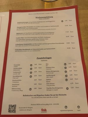 Menu photo 2 FRÜH am Dom Cologne, NW Menu photo 2 FRÜH am Dom Cologne, NW