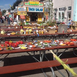 Barnesville Pumpkin Festival - Various grown goods.
