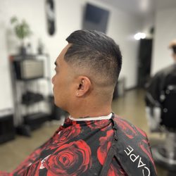 Solano Ave Barber Shop - Mid bald fade / cut by Mo