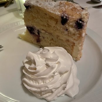 Pronto Joey's - Lemon cake 6.5/10 it was dry, the dollop of whipped cream really helped. I wouldn't order it again. - Italian Near Me - Syracuse, New York