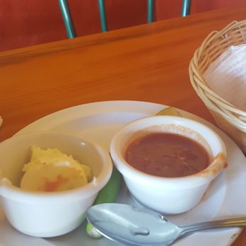 El Yogurt Place - Spicy salsa and butter that they serve with bread. Usually get served some sort of pumpkin-based marmalade. - Breakfast & Brunch Near Me - Tijuana, BCN