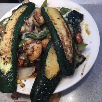 Mi Casa Mexican Restaurant - Robin's vegetable bowl with shrimp added. - Mexican Near Me - Gainesville, Texas Mi Casa Mexican Restaurant - Robin's vegetable bowl with shrimp added. - Mexican Near Me - Gainesville, Texas