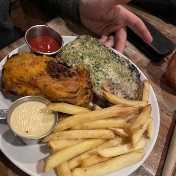 The Gin Mill - Ribeye and twice baked potato. - Bars Near Me - Decatur, Illinois The Gin Mill - Ribeye and twice baked potato. - Bars Near Me - Decatur, Illinois