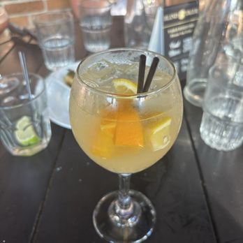 Blind Tiger Pub - White Sangria - American Near Me - Charleston, South Carolina Blind Tiger Pub - White Sangria - American Near Me - Charleston, South Carolina