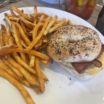 The Original - New York style breakfast sandwich with fries - Diners Near Me - Denver, Colorado The Original - New York style breakfast sandwich with fries - Diners Near Me - Denver, Colorado