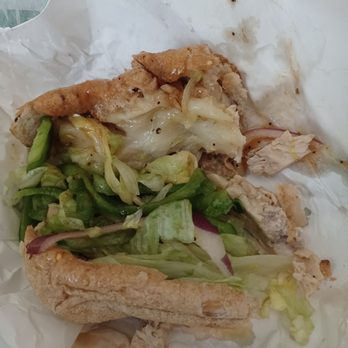 Subway - Ordered Sweet Onion Steak Teriyaki, got chicken with an overkill of sauce resulting in a soggy mess. - Sandwiches Near Me - Honolulu, Hawaii Subway - Ordered Sweet Onion Steak Teriyaki, got chicken with an overkill of sauce resulting in a soggy mess. - Sandwiches Near Me - Honolulu, Hawaii