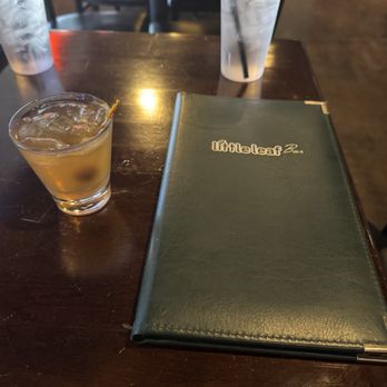 Little Leaf Tea - Old fashioned cocktail and menu - Coffee & Tea Near Me - Fresno, California