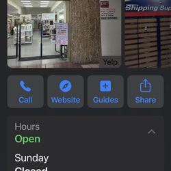 United States Postal Service - Expanded online hours still don't mention a closure. I came here at 10:54 based on this Apple Maps entry.