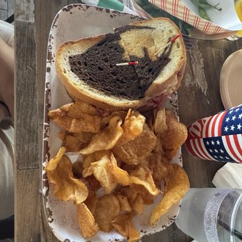 Lookout Tavern - Grilled Reuben Sandwich - Seafood Near Me - Oak Bluffs, Massachusetts Lookout Tavern - Grilled Reuben Sandwich - Seafood Near Me - Oak Bluffs, Massachusetts