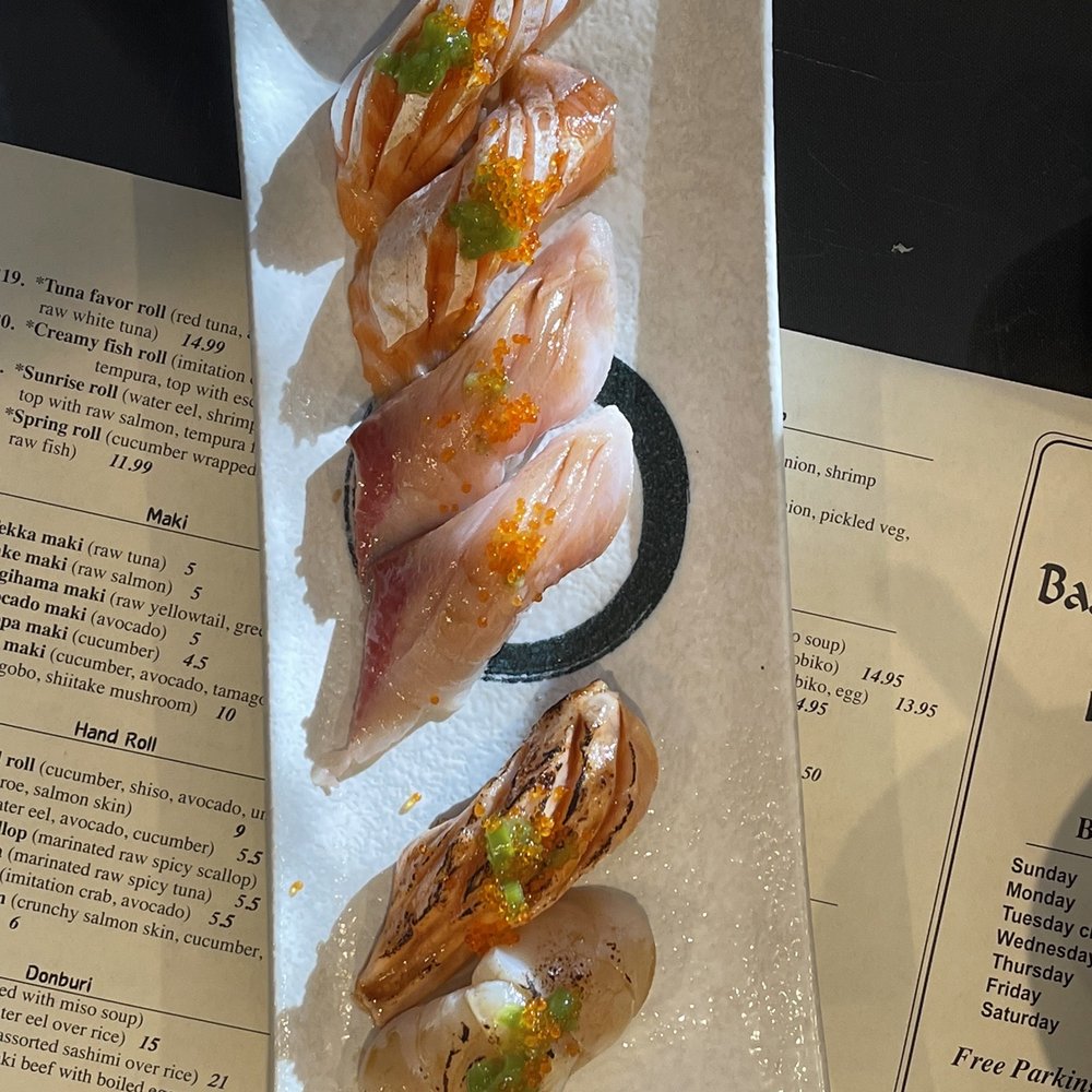 Bashamichi Sushi and Bar - N5. Hamachi, tuna belly - Japanese Near Me - Millbrae, California Bashamichi Sushi and Bar - N5. Hamachi, tuna belly - Japanese Near Me - Millbrae, California
