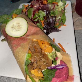 Trilogy Sanctuary - holy beet wrap!! Yumazing! - Juice Bars & Smoothies Near Me - La Jolla, California