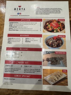 Menu photo 6 Menya Ramen House Metuchen, NJ Menu photo 6 Menya Ramen House Metuchen, NJ