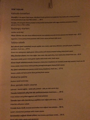 Menu photo 1 Limonlu Bahçe Istanbul, 34 Menu photo 1 Limonlu Bahçe Istanbul, 34