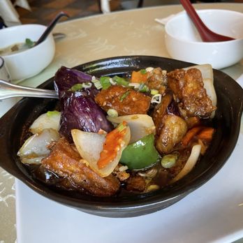Dalian - Braised Eggplant with Tofu in Clay Pot - Chinese Near Me - Berkeley, California