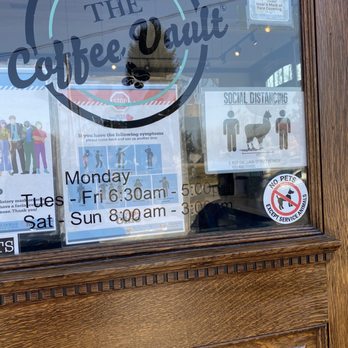 The Coffee Vault - Please keep one llama between you and other customers - Coffee & Tea Near Me - Galena, Ohio