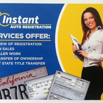 Instant Auto Registration - Registration Services Near Me - Reseda, California