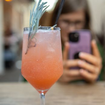 The Hero Ranch Kitchen - Pink Slip Mocktail ($10) - American Near Me - Saratoga, California The Hero Ranch Kitchen - Pink Slip Mocktail ($10) - American Near Me - Saratoga, California