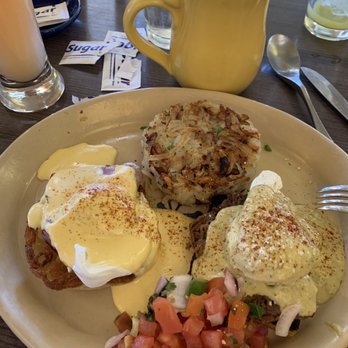 Snooze, an A.M. Eatery - Eggs Benedict with coffee and a grapefruit mimosa - Breakfast & Brunch Near Me - Phoenix, Arizona Snooze, an A.M. Eatery - Eggs Benedict with coffee and a grapefruit mimosa - Breakfast & Brunch Near Me - Phoenix, Arizona