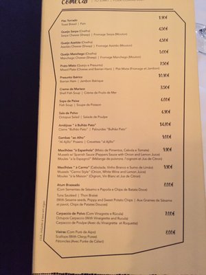 Menu photo 6 Mar ao Carmo Lisbon, 11 Menu photo 6 Mar ao Carmo Lisbon, 11