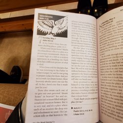St Paul of Tarsus Church - Reading before mass service from The Word Among Us Book.  5/7/2023