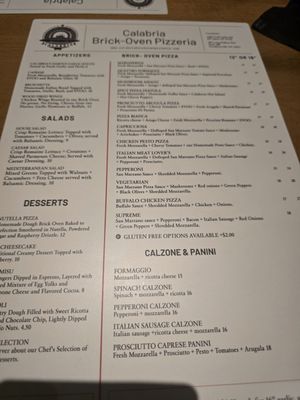 Menu photo 2 Calabria Italian Kitchen Mount Juliet, TN Menu photo 2 Calabria Italian Kitchen Mount Juliet, TN