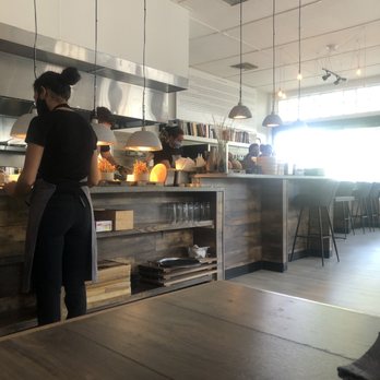 Pêche Restaurant - Clear view into kitchen - New American Near Me - Palisade, Colorado