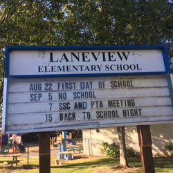 Calendar of events out front for parents