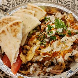 Simple Gyro - Mix gyro over rice
