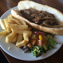 Gerrard Arms - Beef and onion gravy baguette