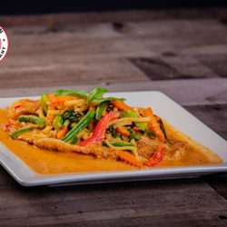 Clifton Thai Restaurant - Tilapia fillet with Red curry