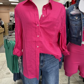 Stylez n Trendz - Hot pink blouse - Women's Clothing Near Me - Covina, California Stylez n Trendz - Hot pink blouse - Women's Clothing Near Me - Covina, California