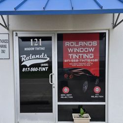 Rolands Window Tinting - This is our new location, 8901. West freeway suite 121, Fort Worth TX 76116 come visit us. Yes, we're open.