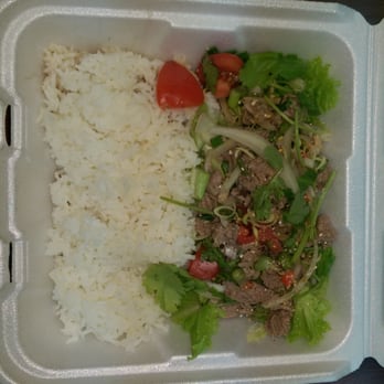 Nat's - Spicy Beef Salad! Oh man! - Chicken Wings Near Me - Lexington, Kentucky