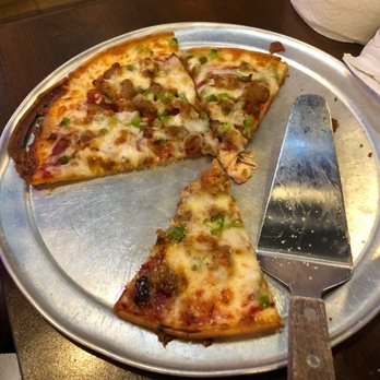 The Lost Pizza - Gluten free sausage and green pepper! - Pizza Near Me - Starkville, Mississippi The Lost Pizza - Gluten free sausage and green pepper! - Pizza Near Me - Starkville, Mississippi
