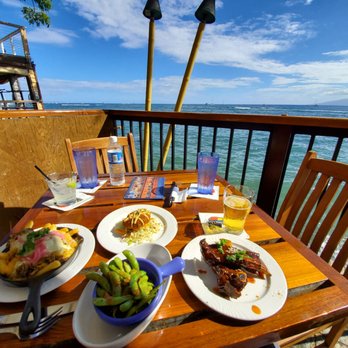 Kimo's Maui - Cheese fries, edamame, fish cake and ribs with an ocean view! - Seafood Near Me - Lahaina, Hawaii Kimo's Maui - Cheese fries, edamame, fish cake and ribs with an ocean view! - Seafood Near Me - Lahaina, Hawaii