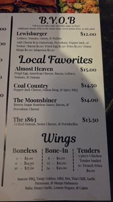 Menu photo 3 Brier Patch Lewisburg, WV Menu photo 3 Brier Patch Lewisburg, WV