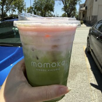 Cafe Momoka - Peach matcha w oat milk - Cafes Near Me - Ontario, California Cafe Momoka - Peach matcha w oat milk - Cafes Near Me - Ontario, California