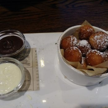 First Watch - Pumpkin donuts with two dipping sauces - Breakfast & Brunch Near Me - Brooksville, Florida First Watch - Pumpkin donuts with two dipping sauces - Breakfast & Brunch Near Me - Brooksville, Florida