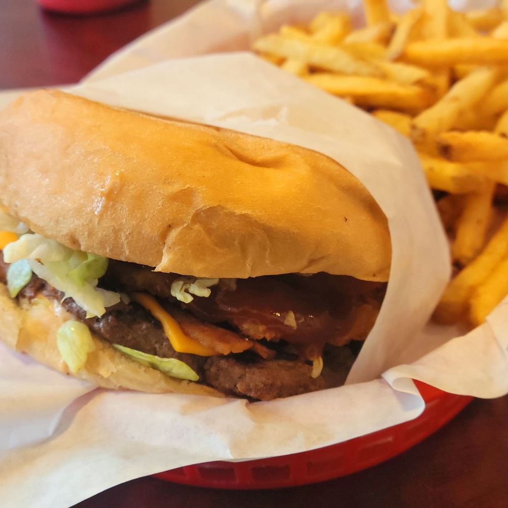 J's Burgers - Western Burger with fries - Burgers Near Me - Paso Robles, California J's Burgers - Western Burger with fries - Burgers Near Me - Paso Robles, California