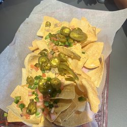 Twelve 25 - Loaded Nachos- barely had any meat. Server was too busy for me to say anything. Supposed to be brisket, looked liked ground beef.