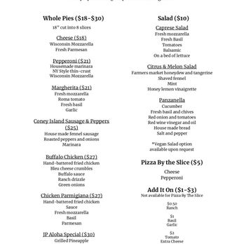 Brewery X - Pizza and Salad Menu - Breweries Near Me - Anaheim, California