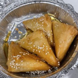 Honey Cheese Pie Triangles