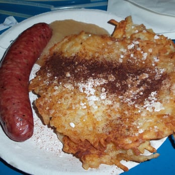 Wurstfest - Potato pancakes & applesauce, bratwurst - Festivals Near Me - New Braunfels, Texas