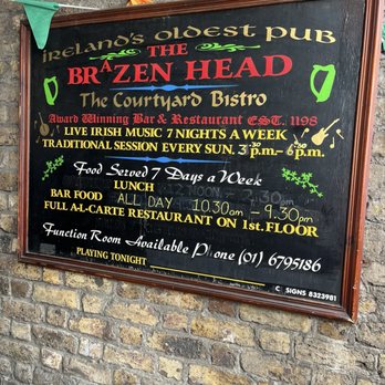 The Brazen Head - Pubs Near Me - Dublin, D The Brazen Head - Pubs Near Me - Dublin, D